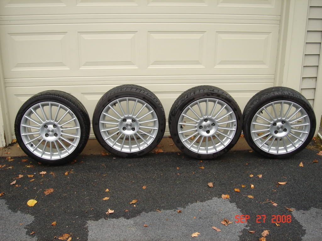 17" Sport Edition Wheels and Tires (look like Alpina wheels) 4 x 100